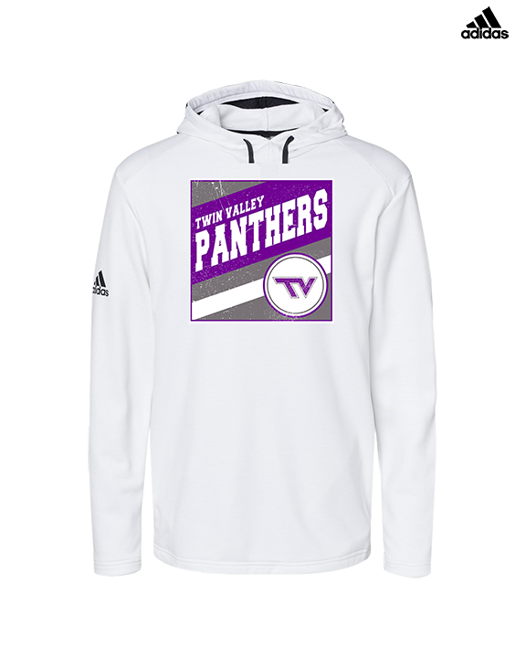 Twin Valley HS Cheer Square - Mens Adidas Hoodie