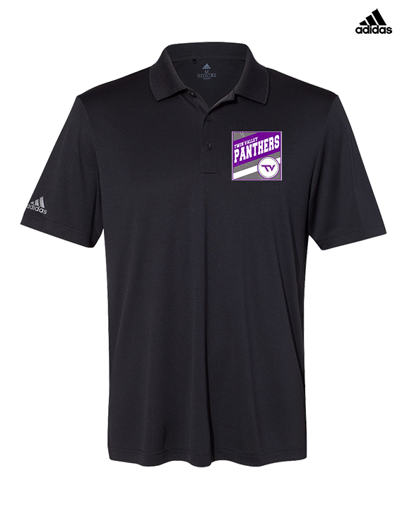 Twin Valley HS Cheer Square - Mens Adidas Polo