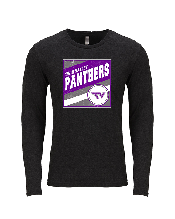 Twin Valley HS Cheer Square - Tri-Blend Long Sleeve