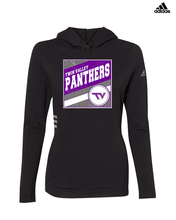 Twin Valley HS Cheer Square - Womens Adidas Hoodie