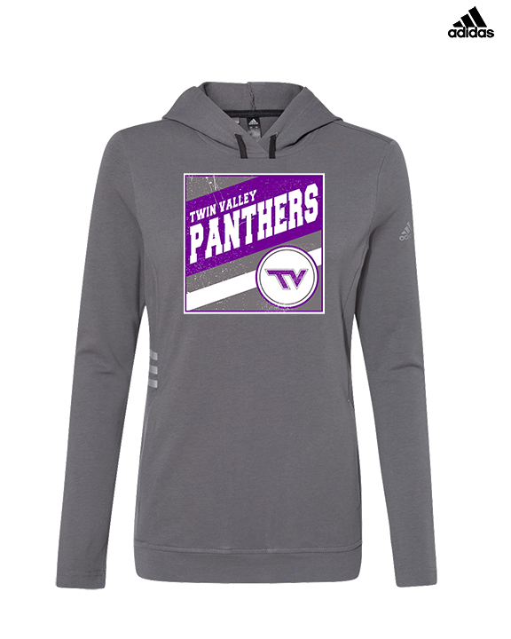 Twin Valley HS Cheer Square - Womens Adidas Hoodie