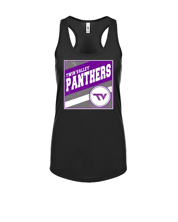 Twin Valley HS Cheer Square - Womens Tank Top