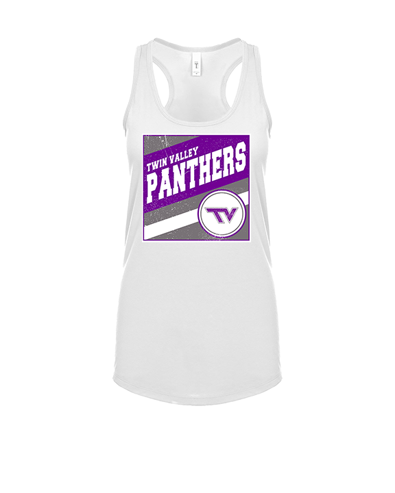 Twin Valley HS Cheer Square - Womens Tank Top