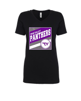 Twin Valley HS Cheer Square - Womens Vneck