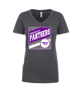 Twin Valley HS Cheer Square - Womens Vneck