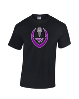 Twin Valley HS Football Full Football - Cotton T-Shirt