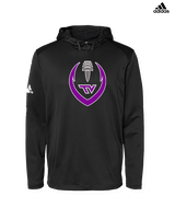 Twin Valley HS Football Full Football - Mens Adidas Hoodie