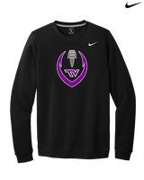Twin Valley HS Football Full Football - Mens Nike Crewneck