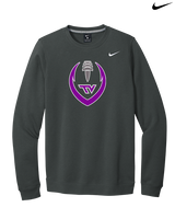 Twin Valley HS Football Full Football - Mens Nike Crewneck