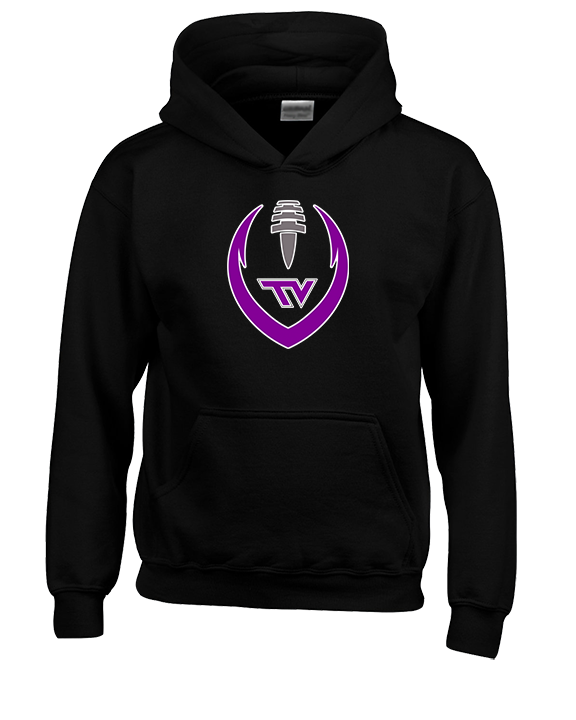 Twin Valley HS Football Full Football - Youth Hoodie