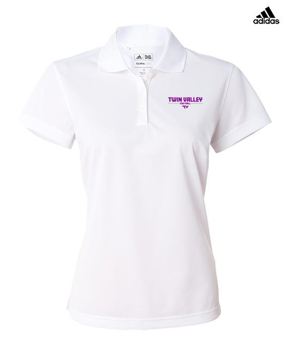 Twin Valley HS Football Keen - Adidas Womens Polo