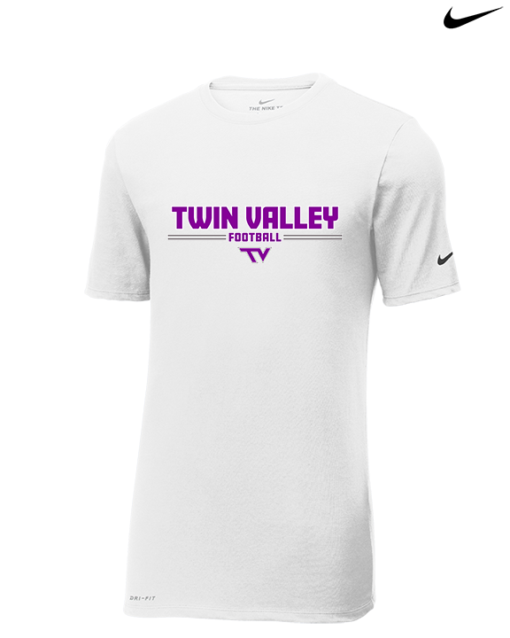 Twin Valley HS Football Keen - Mens Nike Cotton Poly Tee