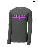 Twin Valley HS Football Keen - Mens Nike Longsleeve