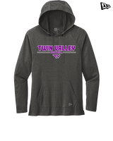 Twin Valley HS Football Keen - New Era Tri-Blend Hoodie