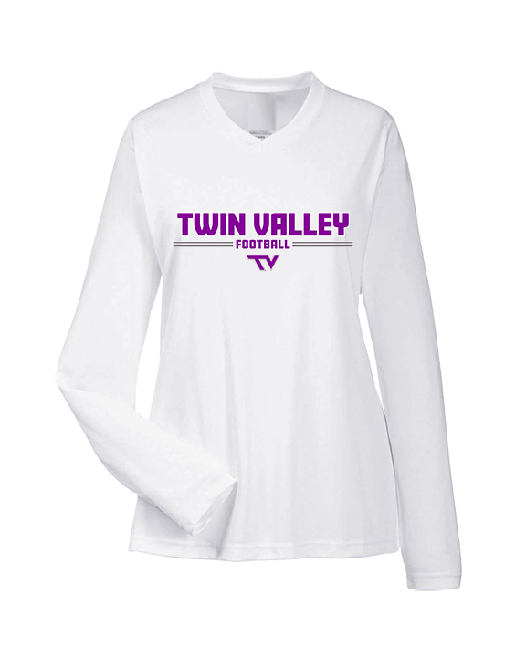 Twin Valley HS Football Keen - Womens Performance Longsleeve