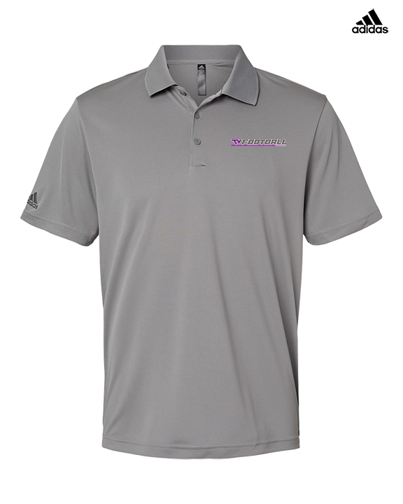 Twin Valley HS Football Lines - Mens Adidas Polo