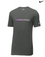 Twin Valley HS Football Lines - Mens Nike Cotton Poly Tee