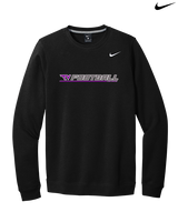 Twin Valley HS Football Lines - Mens Nike Crewneck