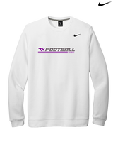 Twin Valley HS Football Lines - Mens Nike Crewneck