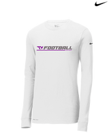 Twin Valley HS Football Lines - Mens Nike Longsleeve