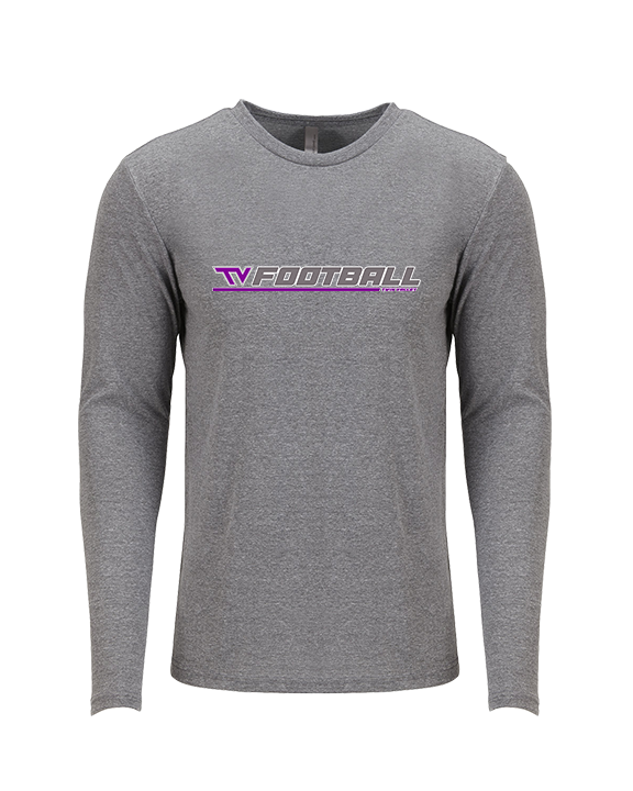 Twin Valley HS Football Lines - Tri-Blend Long Sleeve