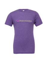 Twin Valley HS Football Lines - Tri-Blend Shirt