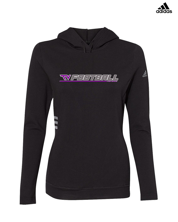 Twin Valley HS Football Lines - Womens Adidas Hoodie
