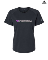 Twin Valley HS Football Lines - Womens Adidas Performance Shirt