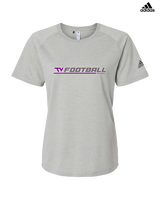 Twin Valley HS Football Lines - Womens Adidas Performance Shirt