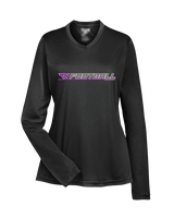 Twin Valley HS Football Lines - Womens Performance Longsleeve