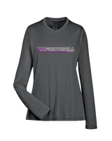 Twin Valley HS Football Lines - Womens Performance Longsleeve