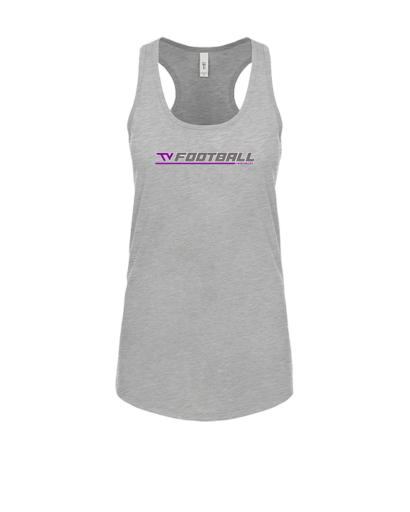 Twin Valley HS Football Lines - Womens Tank Top