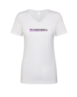 Twin Valley HS Football Lines - Womens Vneck