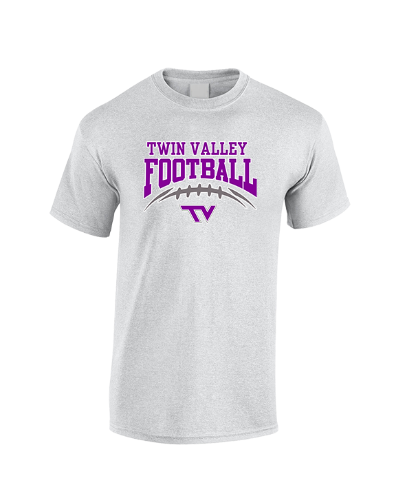 Twin Valley HS Football School Football - Cotton T-Shirt