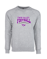 Twin Valley HS Football School Football - Crewneck Sweatshirt