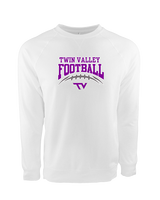 Twin Valley HS Football School Football - Crewneck Sweatshirt