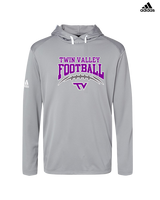 Twin Valley HS Football School Football - Mens Adidas Hoodie