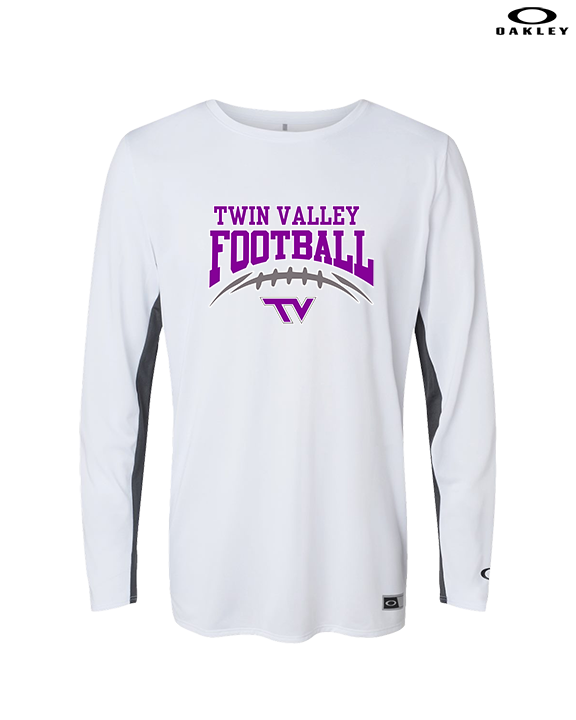 Twin Valley HS Football School Football - Mens Oakley Longsleeve