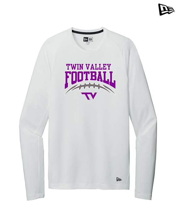 Twin Valley HS Football School Football - New Era Performance Long Sleeve