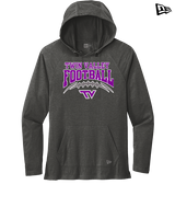 Twin Valley HS Football School Football - New Era Tri-Blend Hoodie