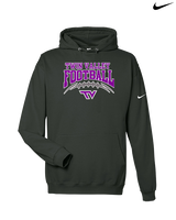 Twin Valley HS Football School Football - Nike Club Fleece Hoodie