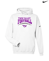 Twin Valley HS Football School Football - Nike Club Fleece Hoodie