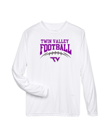 Twin Valley HS Football School Football - Performance Longsleeve