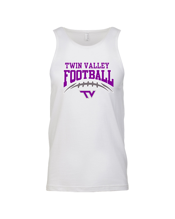 Twin Valley HS Football School Football - Tank Top