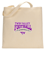 Twin Valley HS Football School Football - Tote