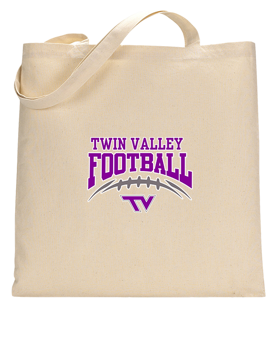Twin Valley HS Football School Football - Tote