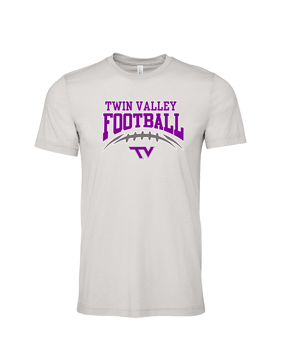 Twin Valley HS Football School Football - Tri-Blend Shirt