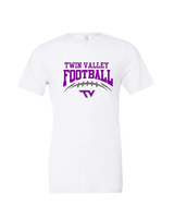 Twin Valley HS Football School Football - Tri-Blend Shirt