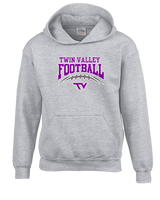 Twin Valley HS Football School Football - Unisex Hoodie