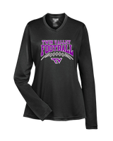 Twin Valley HS Football School Football - Womens Performance Longsleeve